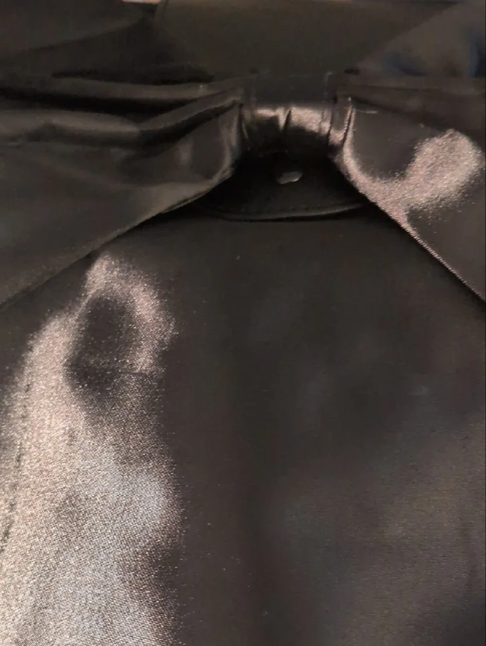 Elegant Black Bow-Accent Shoulder Bag By Chi